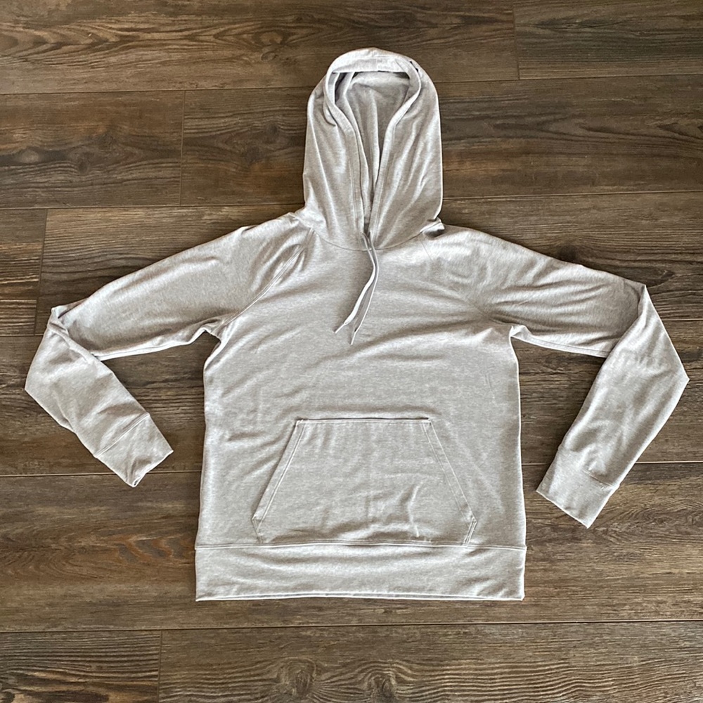 Outdoor Voices All Day In Light Gray Hoodie